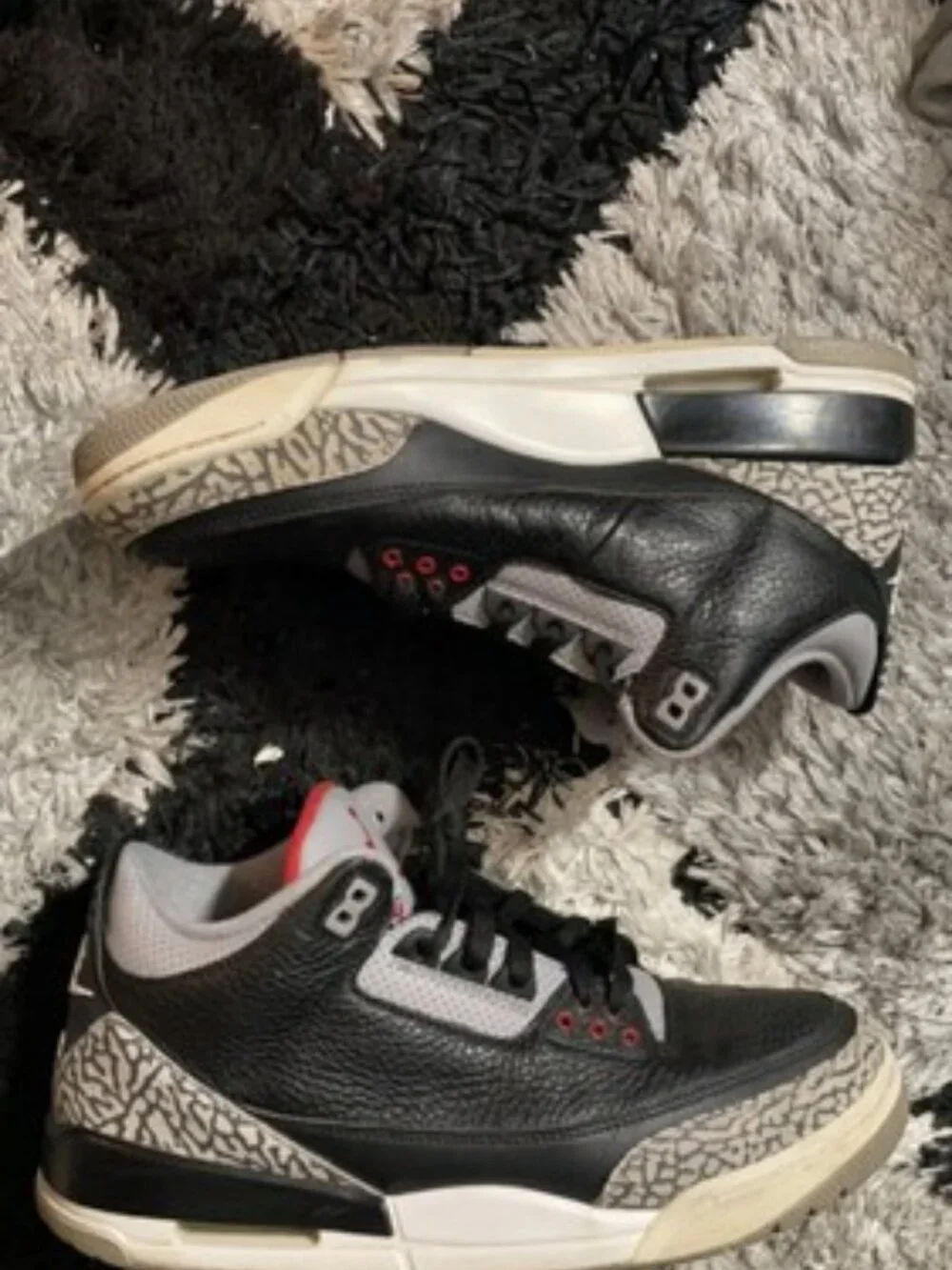 Air Jordan 3 Retro OG Black Cement 2018 Size 10